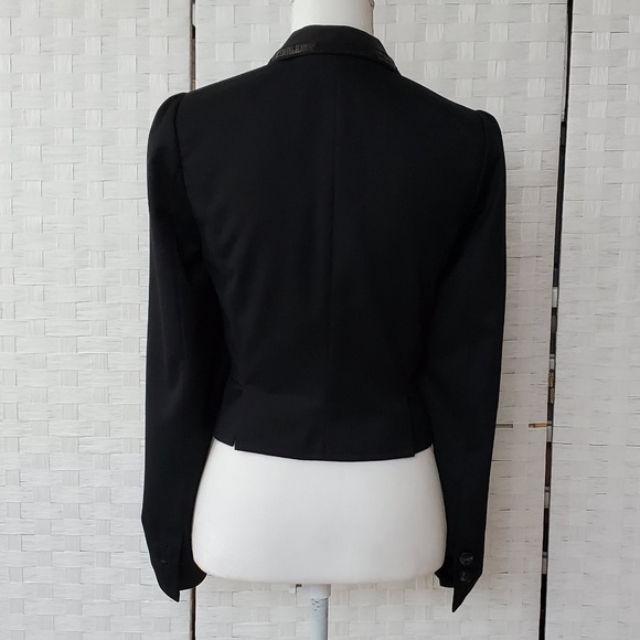 Black Sequin Blazer - Picture 6 of 7